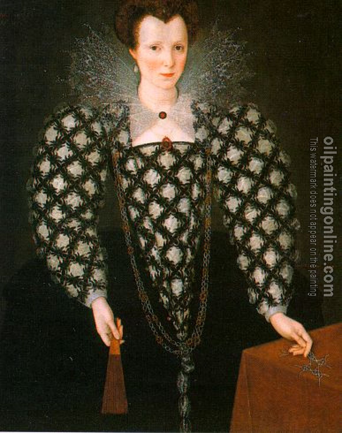 Gheeraerts, Marcus il Giovane - Portrait of Mary Rogers
